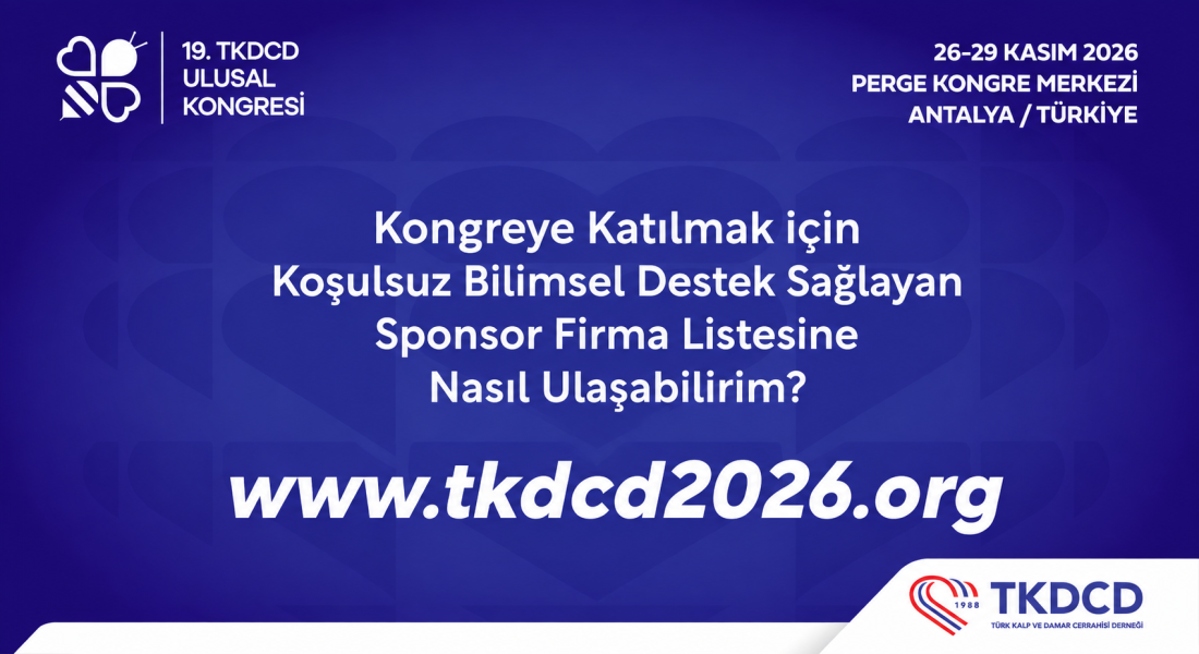 TKDCD,türk kalp damar cerrahisi derneği